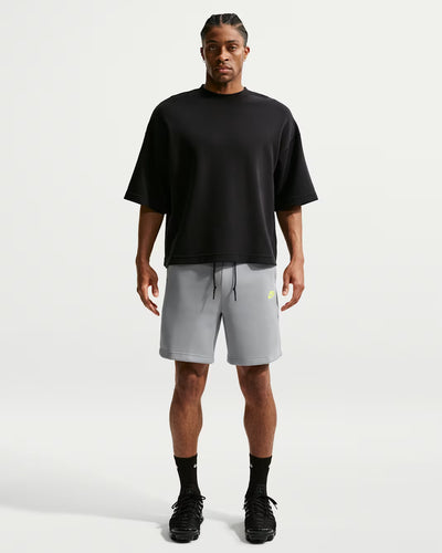 Men's Nike Tech Fleece Shorts Light Smoke Grey/Volt IM0693-077