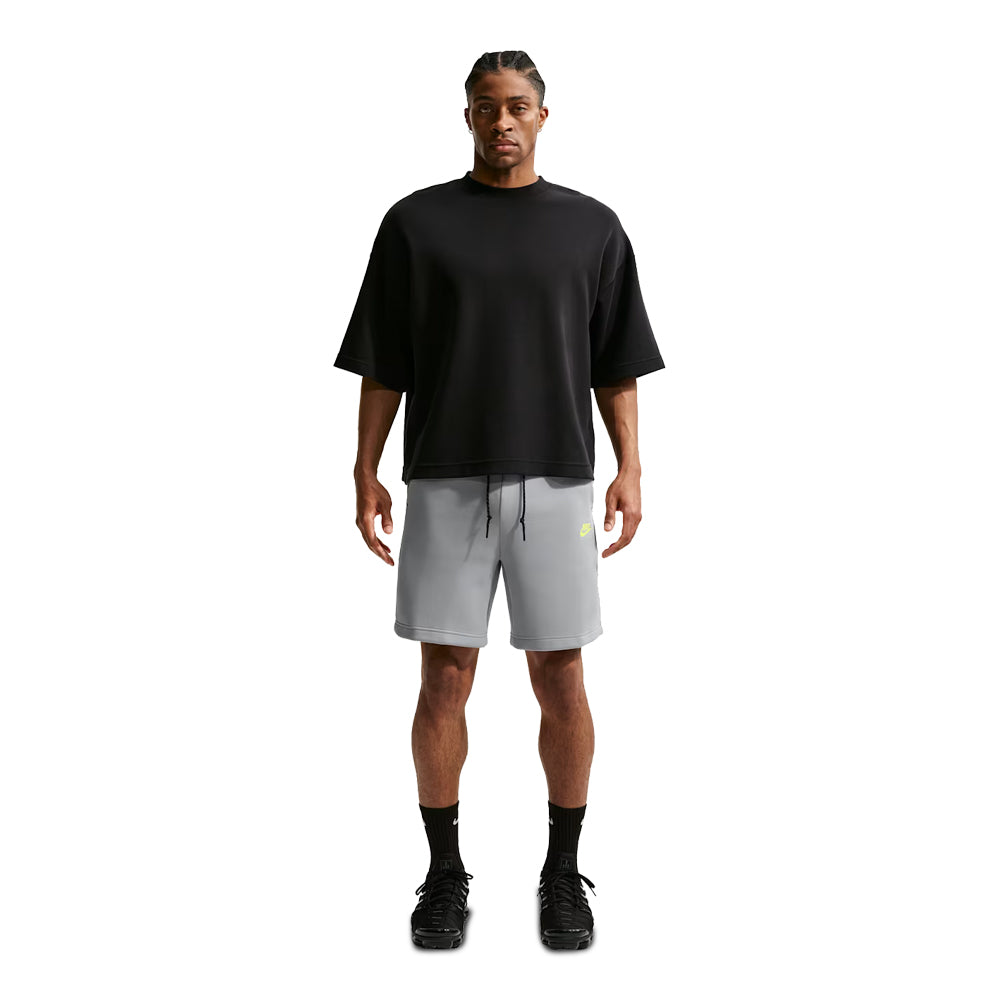 Men's Nike Tech Fleece Shorts Light Smoke Grey/Volt IM0693-077