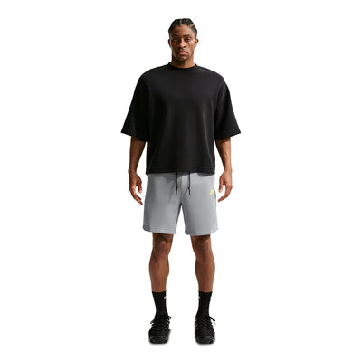 Men's Nike Tech Fleece Shorts Light Smoke Grey/Volt IM0693-077