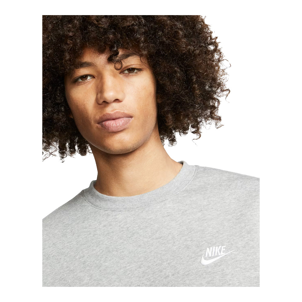 Nike Sportswear Club Fleece Sweatshirt Dark Grey Heather/White BV2662-063