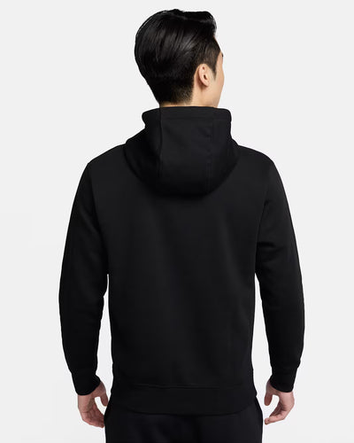 Men's Nike Sportswear Club Fleece Hoodie Black/Black/White BV2654-010