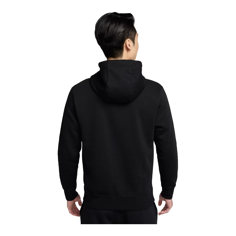 Men's Nike Sportswear Club Fleece Hoodie Black/Black/White BV2654-010