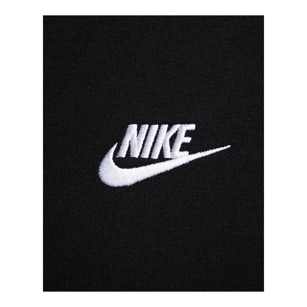 Men's Nike Sportswear Club Fleece Hoodie Black/Black/White BV2654-010