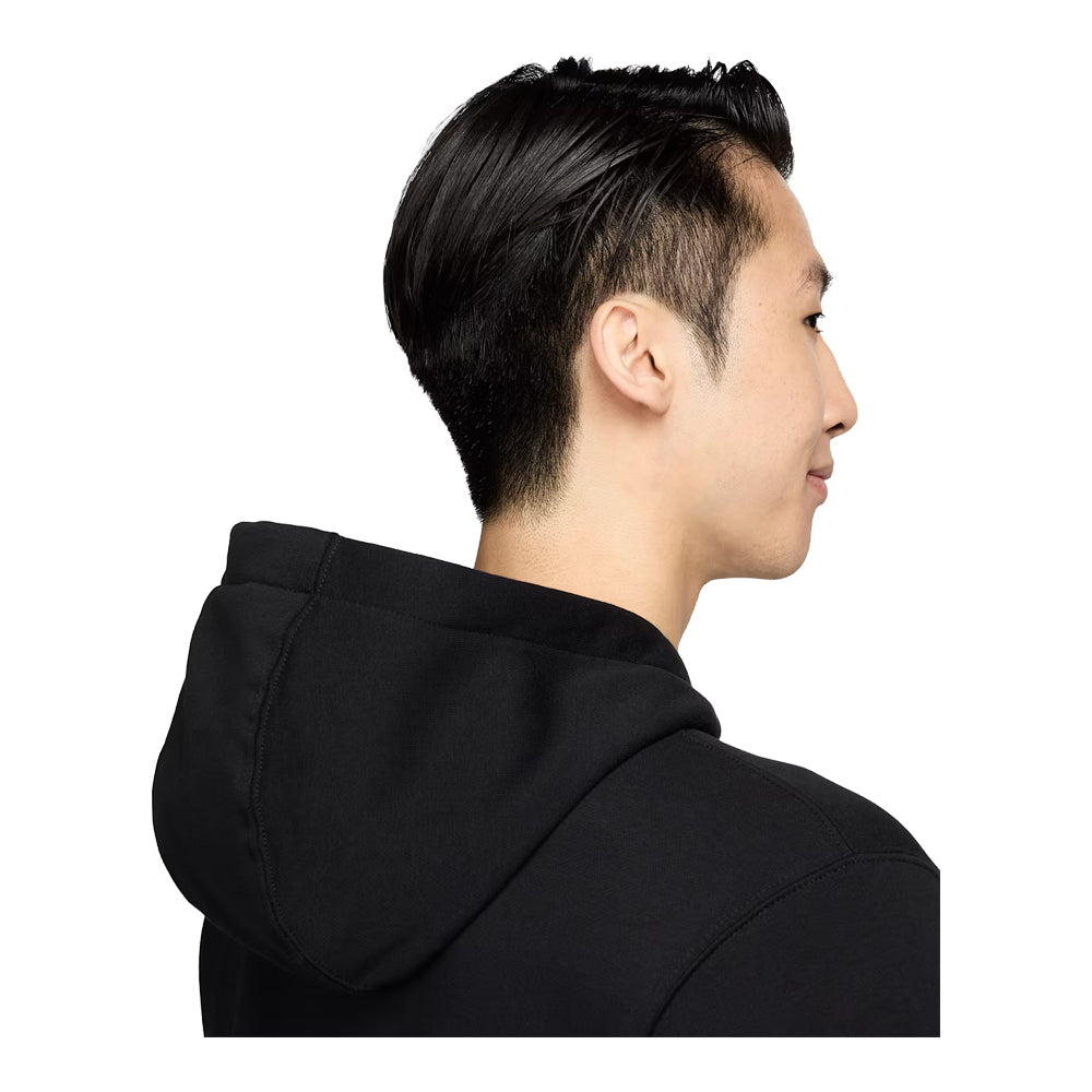 Men's Nike Sportswear Club Fleece Hoodie Black/Black/White BV2654-010