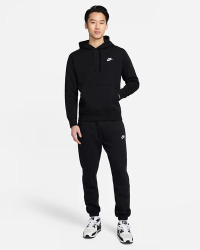 Men's Nike Sportswear Club Fleece Hoodie Black/Black/White BV2654-010