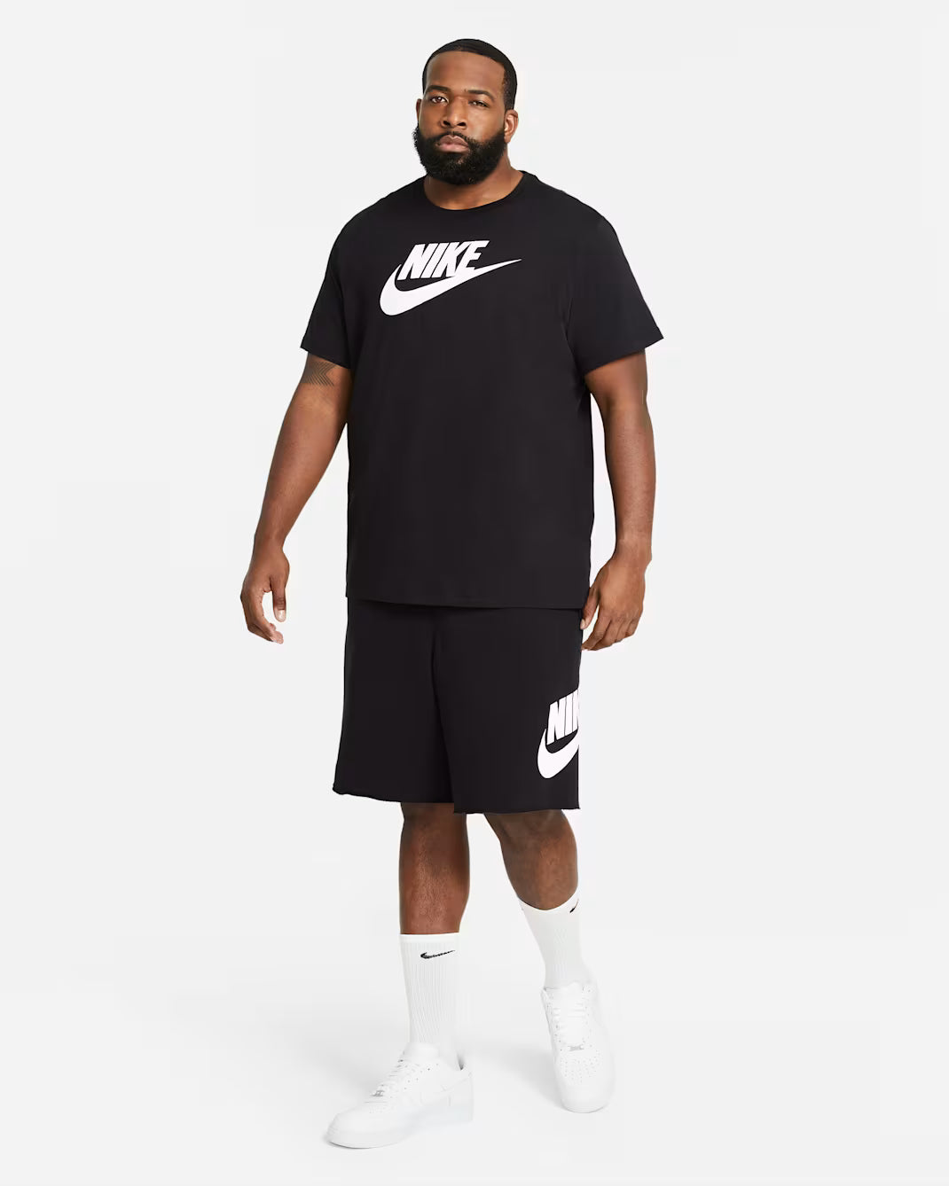 Men's Nike Sportswear T-Shirt - Black/White
