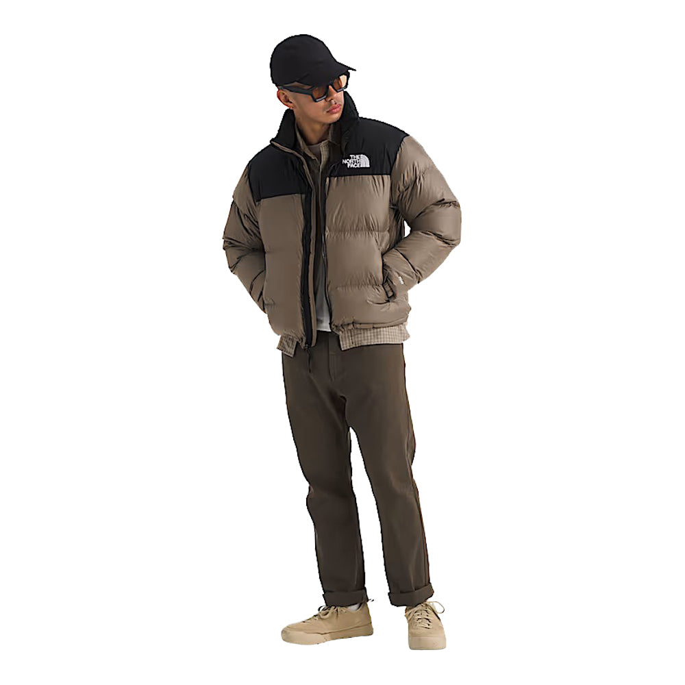 The North Face Men's 1996 Retro Nutpse Jacket - Mocha Brown / TNF Black 2