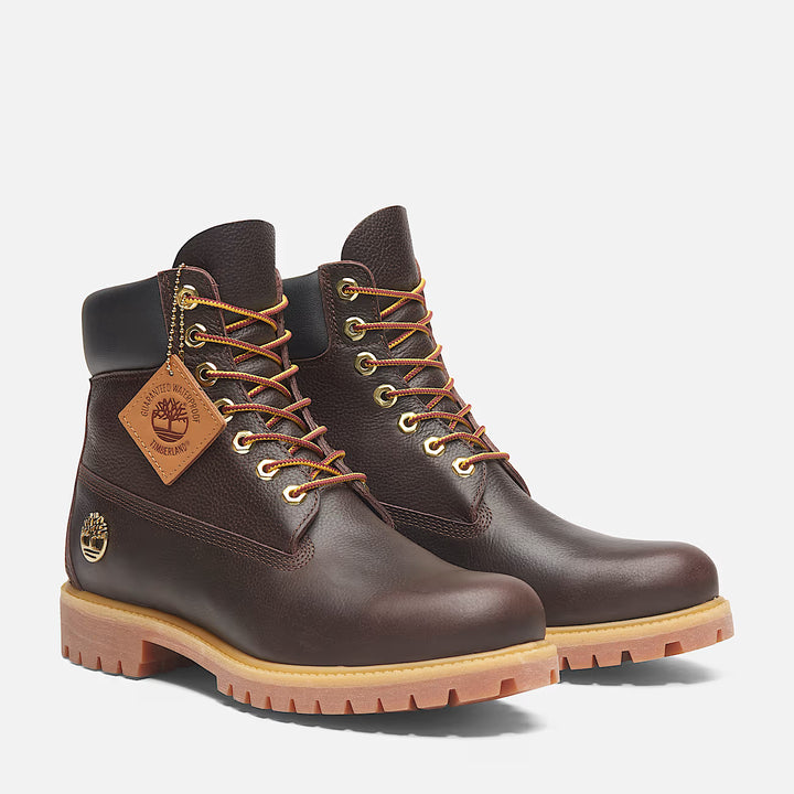 Timberland® Men's Premium Espresso 6-Inch Lace Up Waterproof Boot