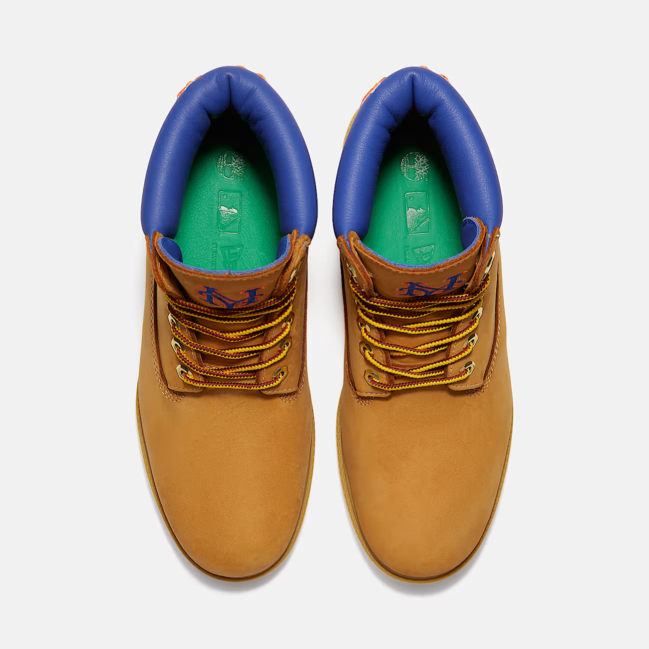 Men's Timberland x New Era MLB Mets 6-Inch Waterproof Boot Wheat TB0A2J7TAOV