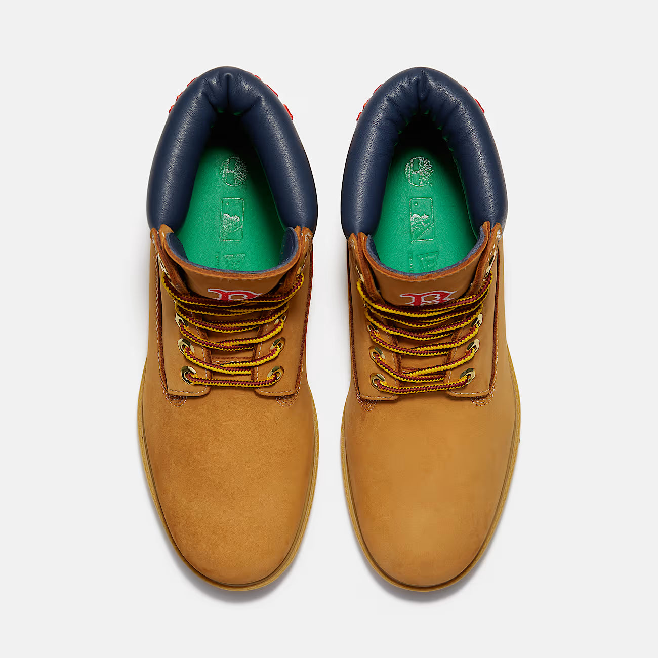 Men's Timberland x New Era MLB Red Sox 6-Inch Waterproof Boot Wheat TB0A2J7TAOQ