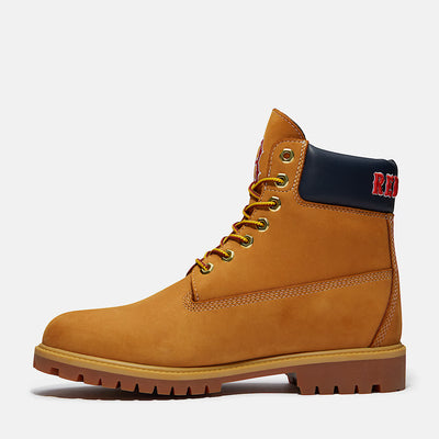 Men's Timberland x New Era MLB Red Sox 6-Inch Waterproof Boot Wheat TB0A2J7TAOQ