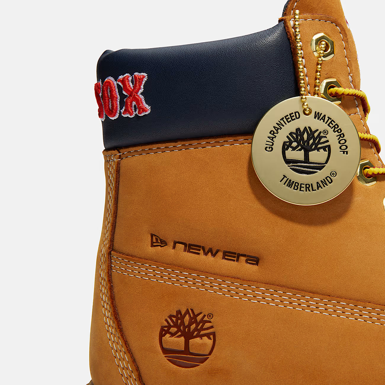 Men's Timberland x New Era MLB Red Sox 6-Inch Waterproof Boot Wheat TB0A2J7TAOQ