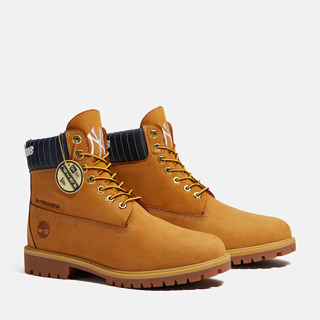 Men's Timberland x New Era MLB Yankees 6-Inch Waterproof Boot Wheat TB0A2J7TA0R