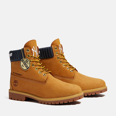 Men's Timberland x New Era MLB Yankees 6-Inch Waterproof Boot Wheat TB0A2J7TA0R