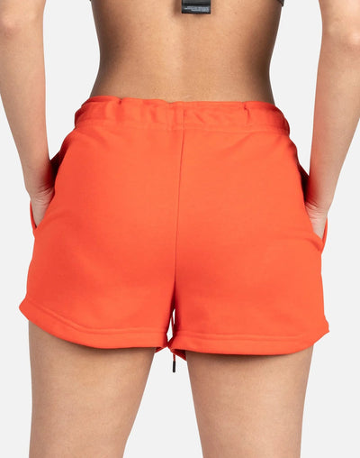 Women's Nike Sportswear Essential French Terry Shorts Chile Red/White CJ2158-675