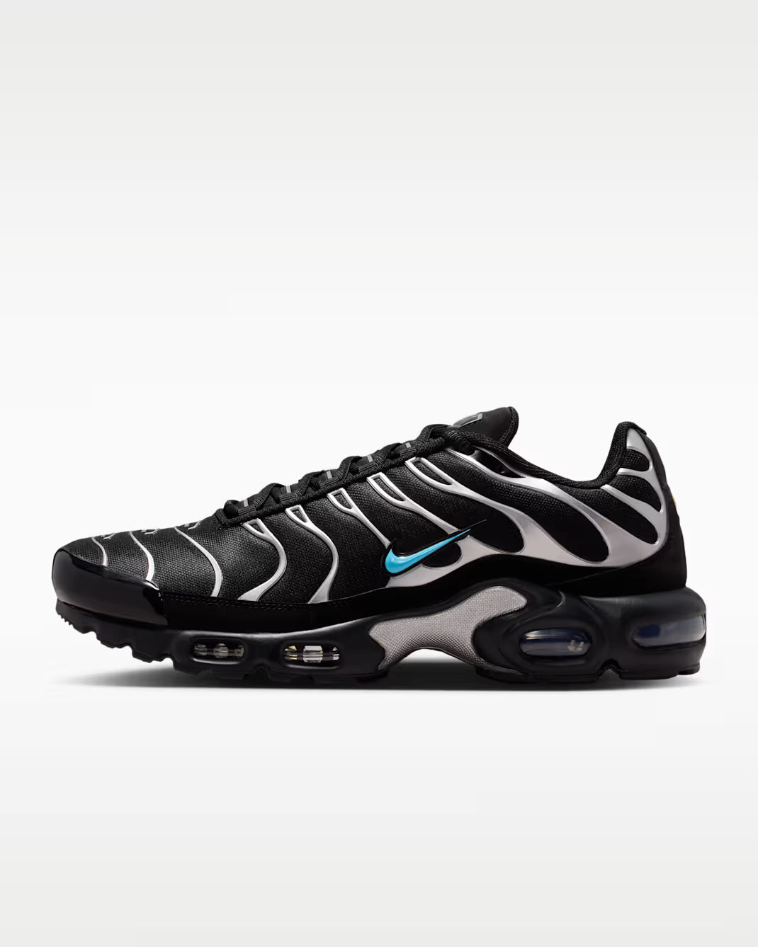Men's Nike Air Max Plus Premium Black/Chrome/Gamma Blue IM9624-001