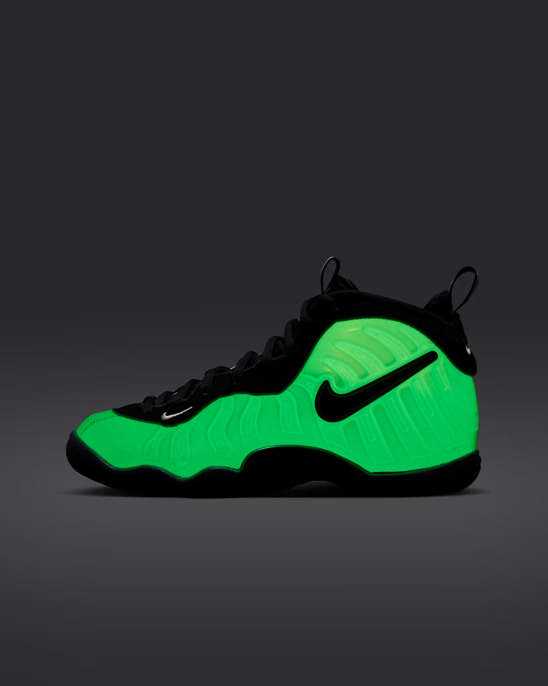 Big Kid's Nike Little Posite Pro Premium Summit White/Black IV7559-100