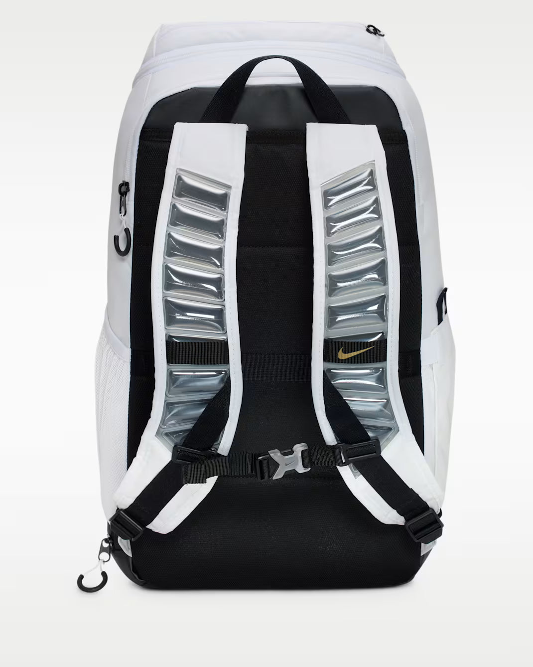 Nike Varsity Elite Backpack - White/Black &amp; Metallic Gold