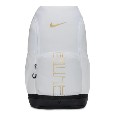 Nike Varsity Elite Backpack - White/Black & Metallic Gold