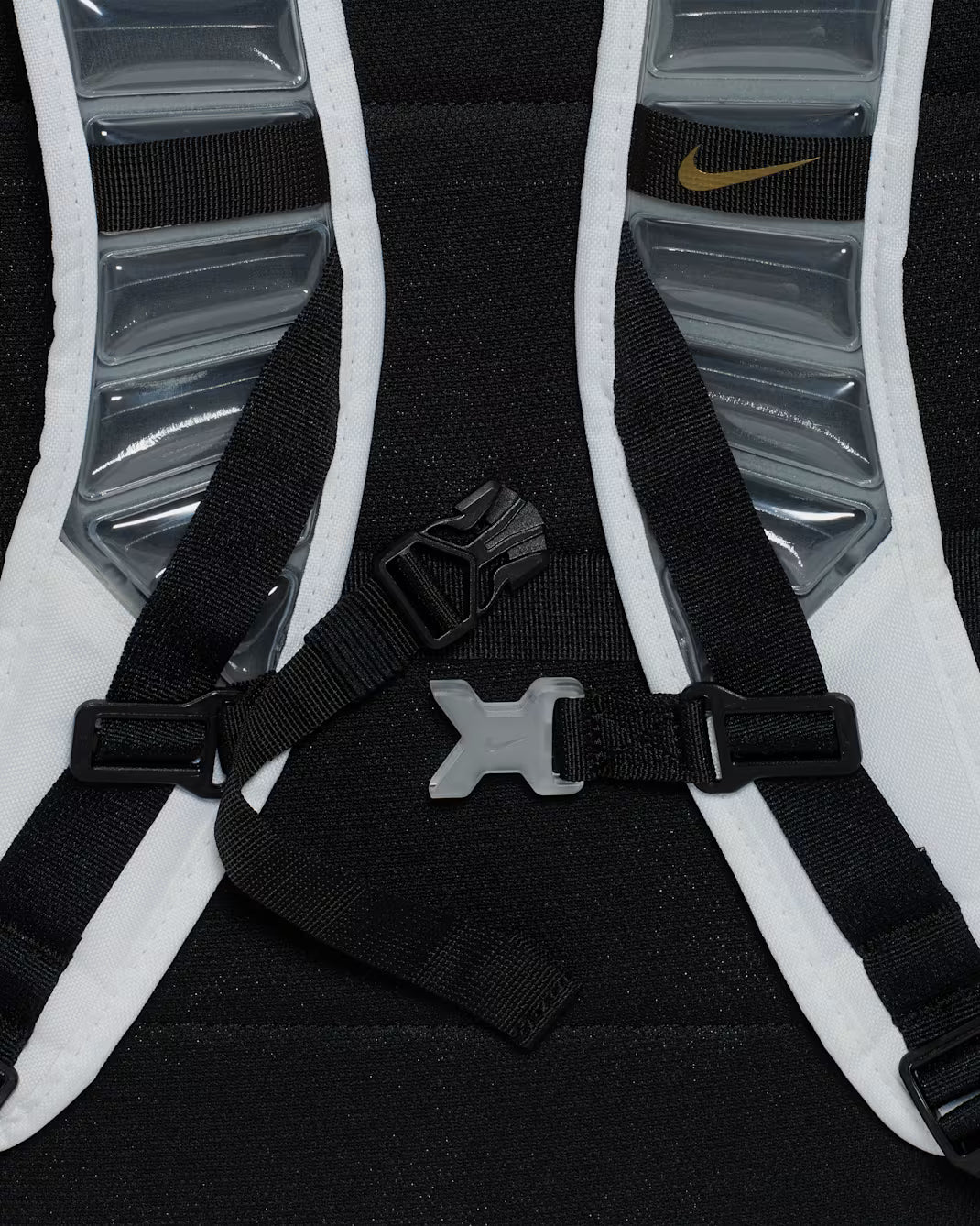 Nike Varsity Elite Backpack - White/Black &amp; Metallic Gold
