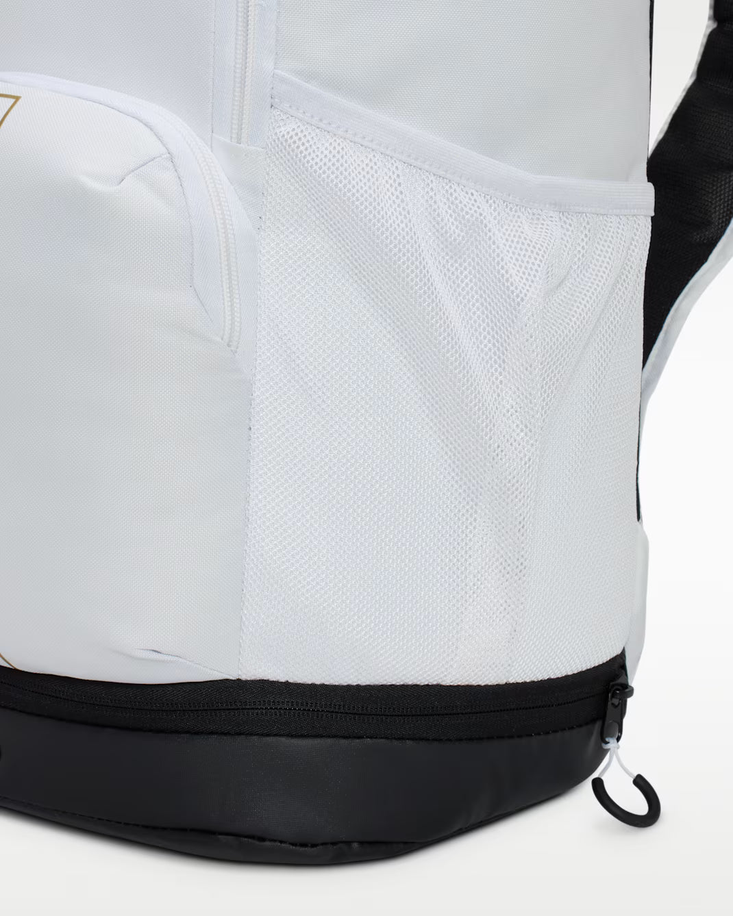 Nike Varsity Elite Backpack - White/Black &amp; Metallic Gold