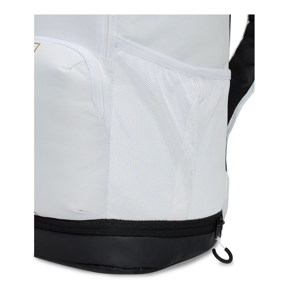 Nike Varsity Elite Backpack - White/Black &amp; Metallic Gold