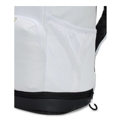 Nike Varsity Elite Backpack - White/Black & Metallic Gold