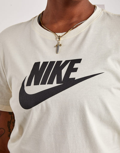 Women's Nike Sportswear Essentials Icon Futura T-Shirt Beige DX7906-113