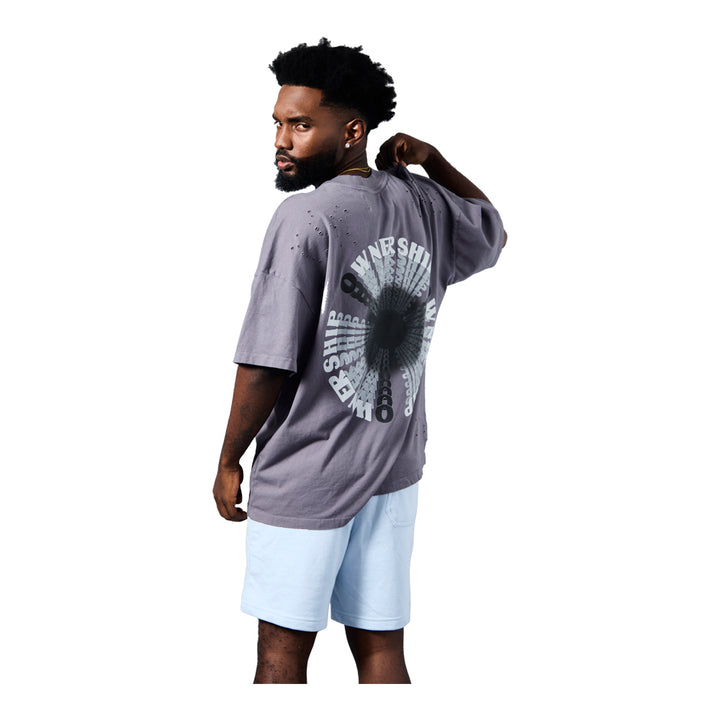 Ownership Men's Roulette T-Shirt - Charcoal & White