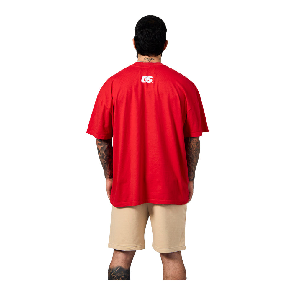 Ownership Men's Heavy Heart & Brain T-Shirt - Red 3