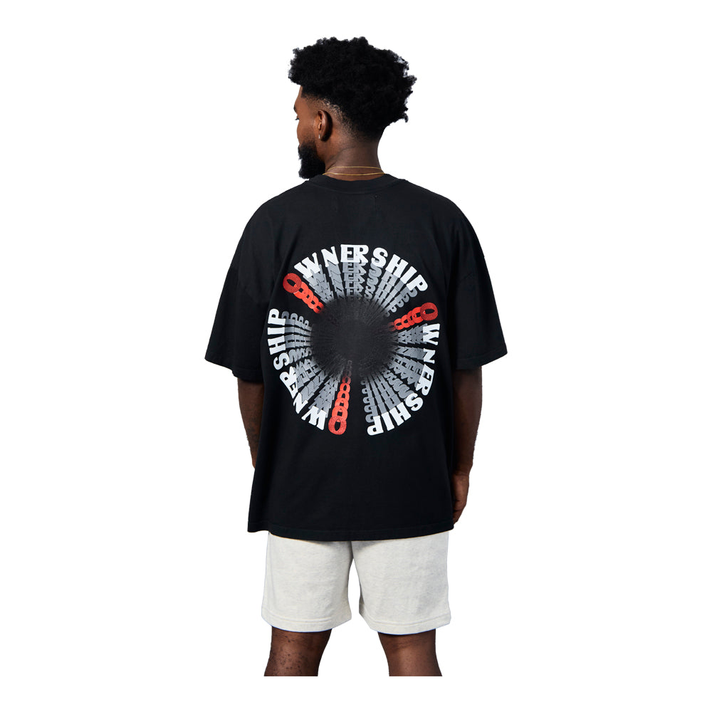 Ownership Men's Roulette T-Shirt - Black & Red 3