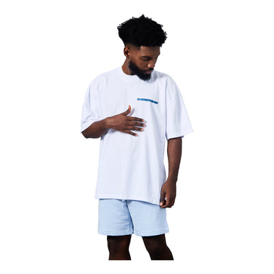 Ownership Men's Solid Monogram T-Shirt - White & Navy 4