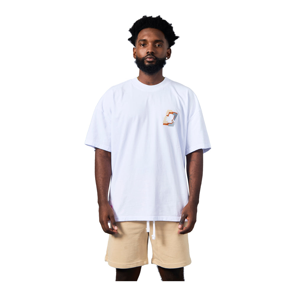 Ownership Men's Roulette T-Shirt - White & Beige 1