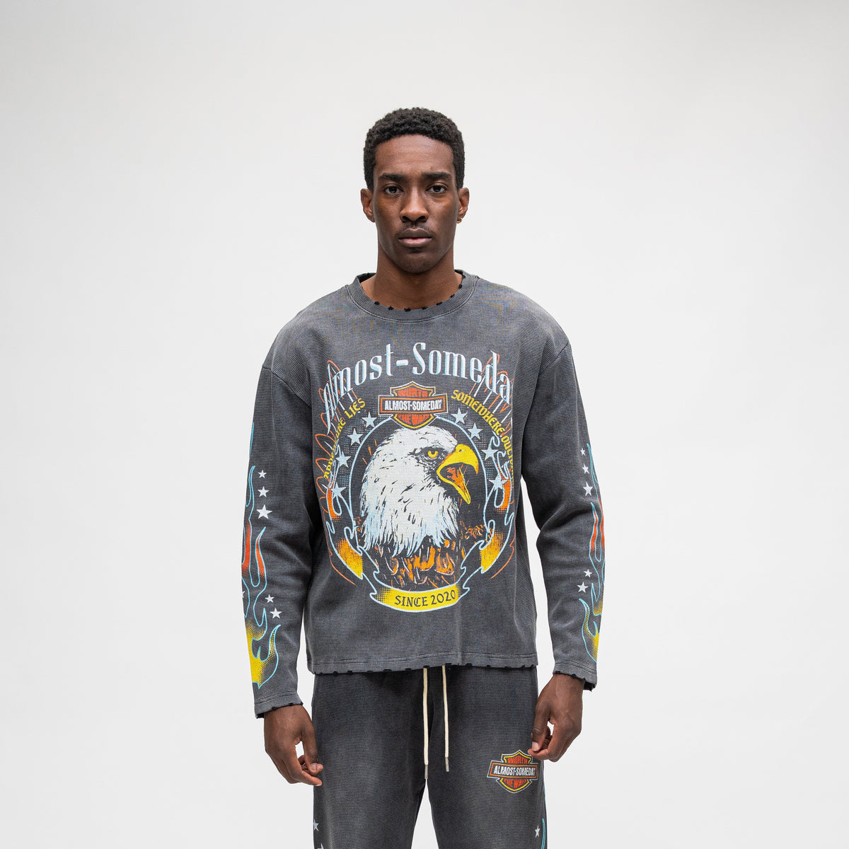 Men's Almost Someday Outward LS Thermal Vintage Black outward-058-vntblk