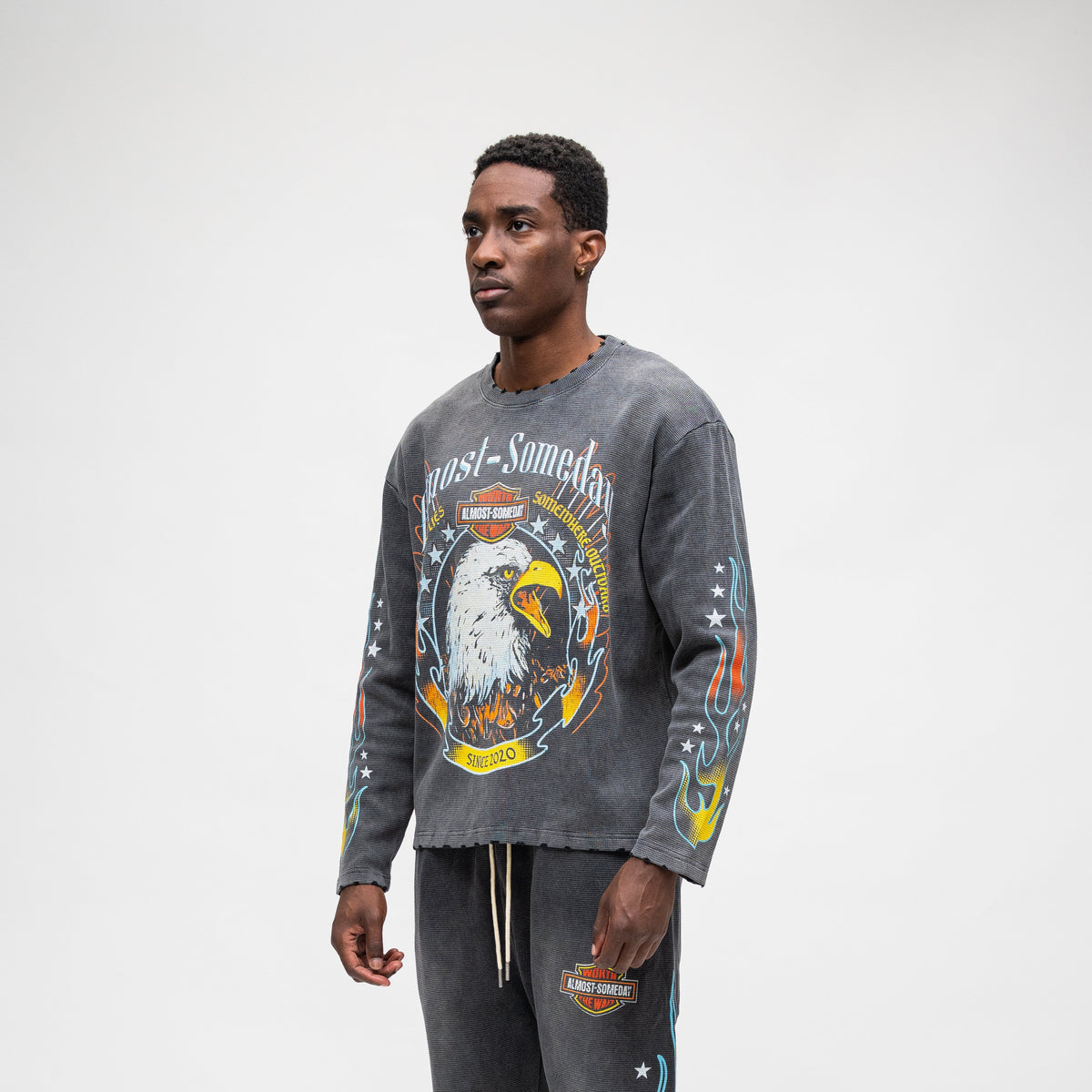 Men's Almost Someday Outward LS Thermal Vintage Black outward-058-vntblk