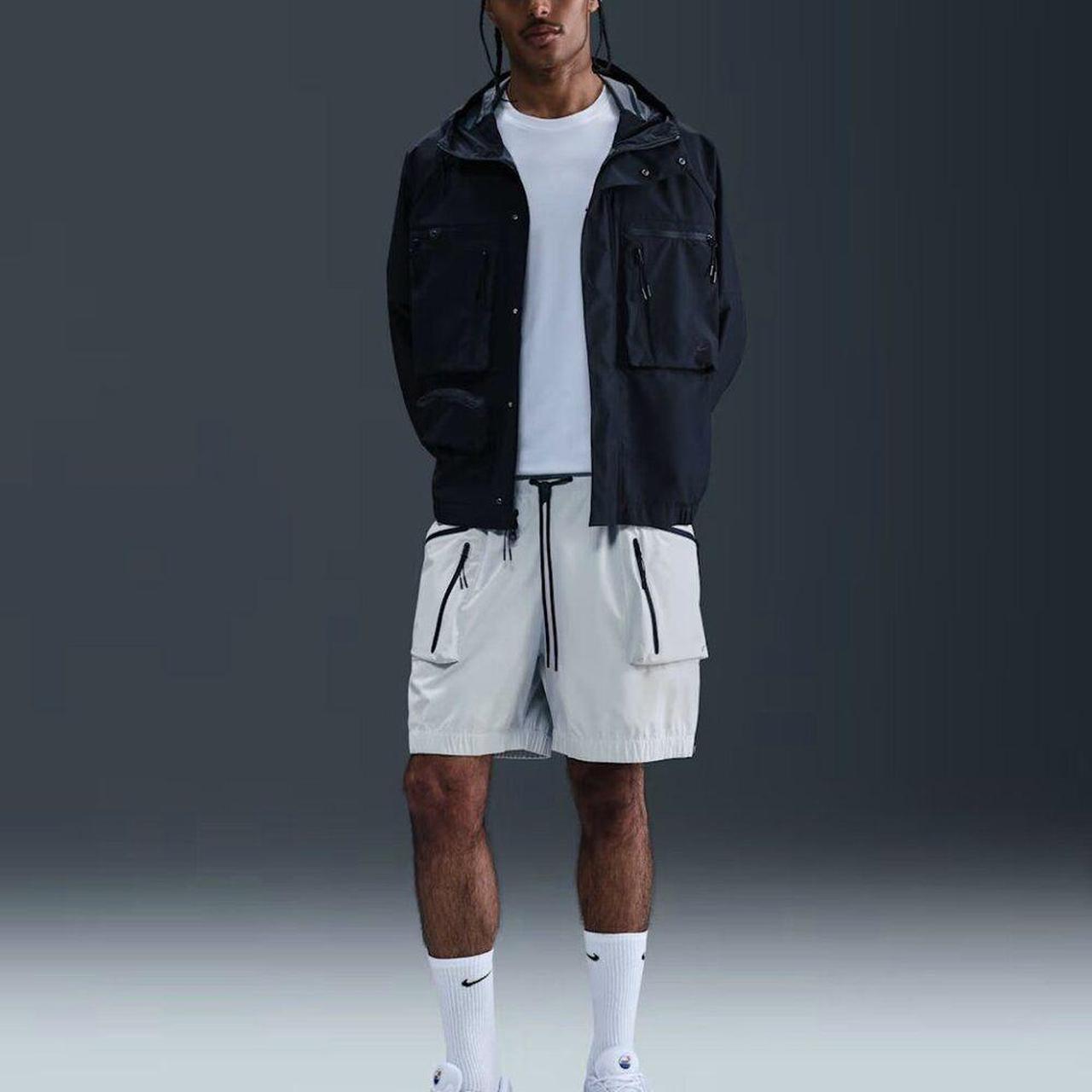Men's Nike Tech Super Lightweight Shorts - Summit White/Black 1