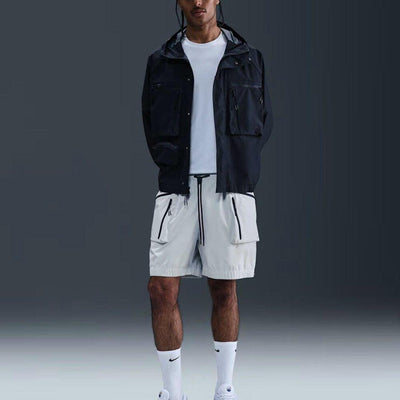 Men's Nike Tech Super Lightweight Shorts - Summit White/Black 1