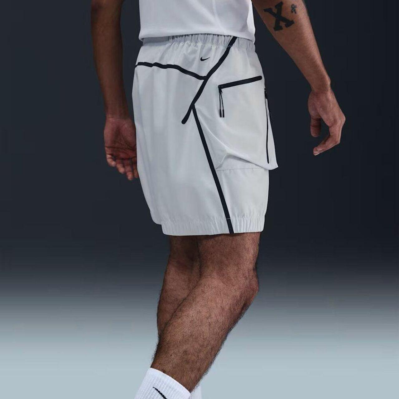 Men's Nike Tech Super Lightweight Shorts - Summit White/Black 3