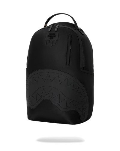 Sprayground Shark Central Blacked Out Embossed Nylon Backpack