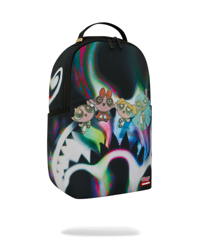 Sprayground Powerpuff Girls Rainbow Holo Shark Backpack