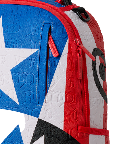 Sprayground Jon Z Puerto Rico Flag Center Shark - Multi-Color