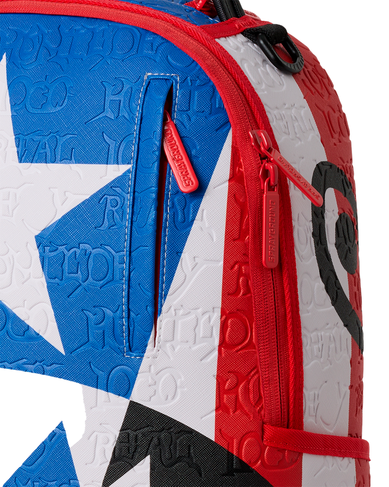 Sprayground Jon Z Puerto Rico Flag Center Shark - Multi-Color