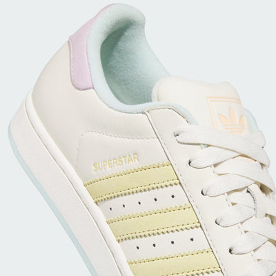 MEN'S ADIDAS SUPERSTAR II OFF WHITE/POWDER YELLOW/HALO MINT KJ0445 8