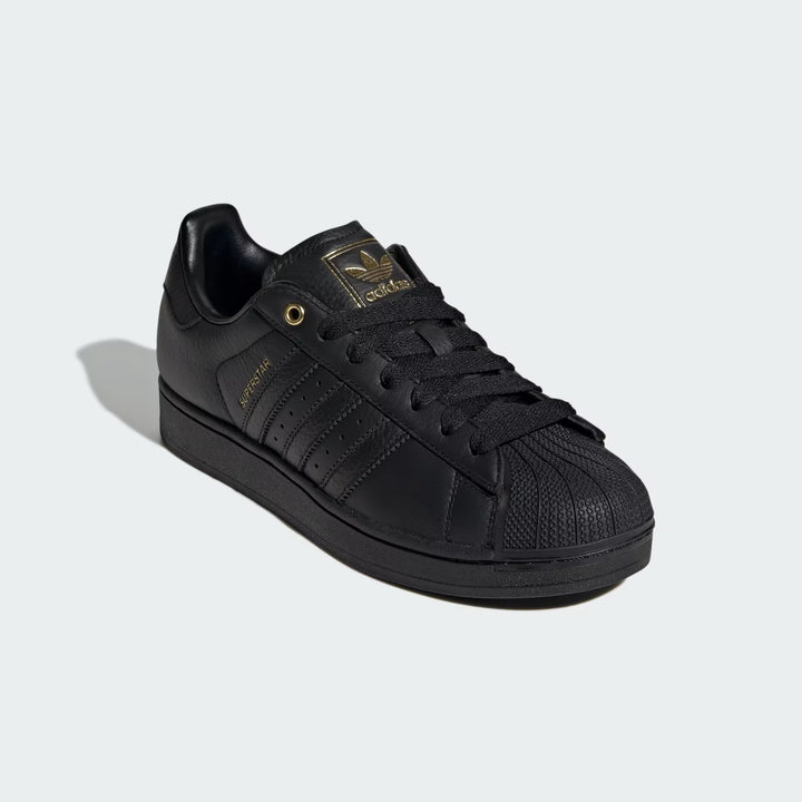 Adidas Superstart II Sneakers - Core Black &amp; Gold Metallic