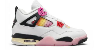 Men's Air Jordan 4 Retro Comic Off White/Anthracite/Neutral Grey/Fire Pink/Light Arctic Pink/Muslin JA1135-100