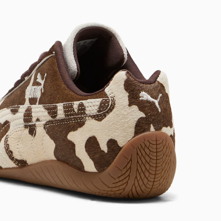 Women's Puma Speedcat Cow Print Chocolate Brown-Gum 406141-01