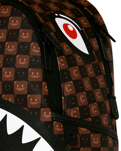 Sprayground Sharks In Paris Wtf Bubble Brown Check Savages Backpack