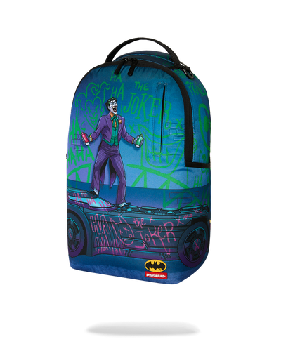 Sprayground Dc Joker Tagged Up Batmobile Backpack
