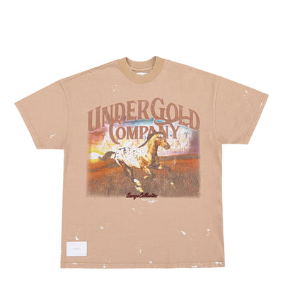 Undergold Men's Savage Horses Sunset T-Shirt 3