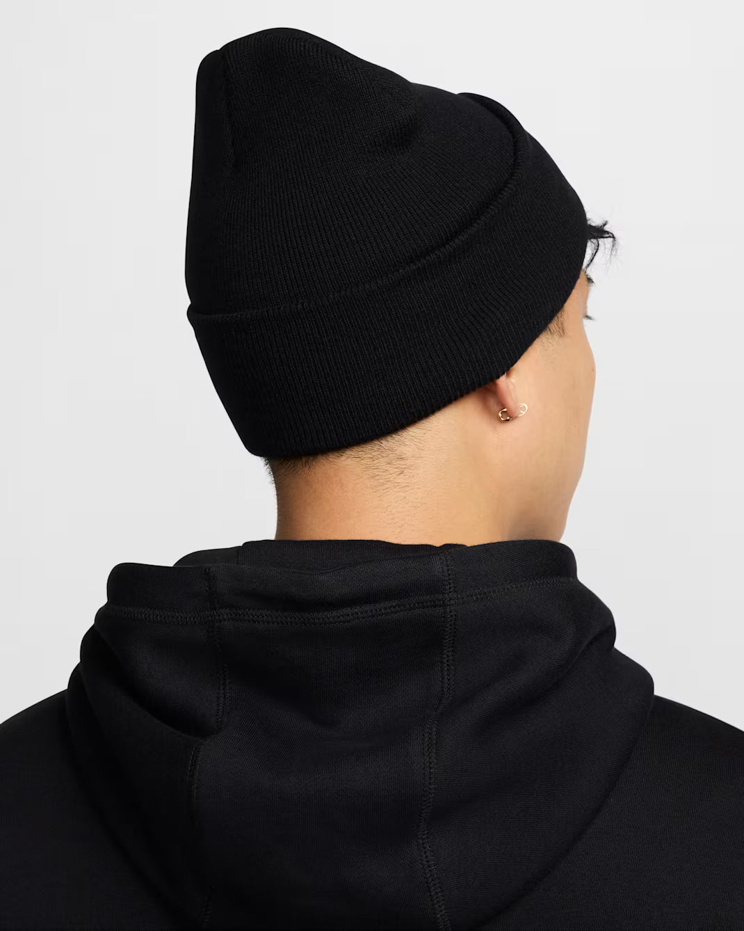Nike Peak Swoosh Cap - Black